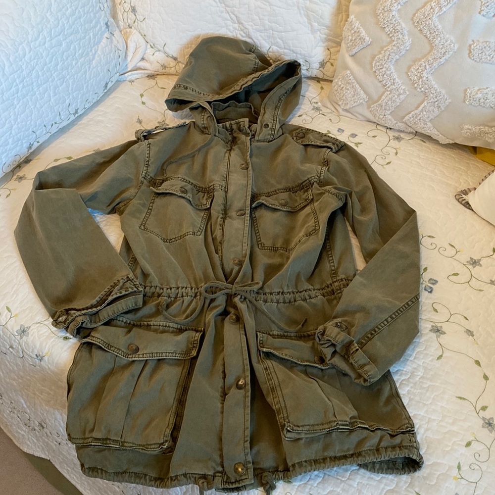 Talula green cargo jacket